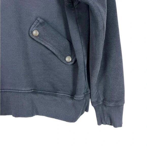 Aerie Grey Oversized Half Zip Pull Over Sweater Size Small EUC - Picture 4 of 5